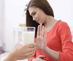 Lactose intollerant woman